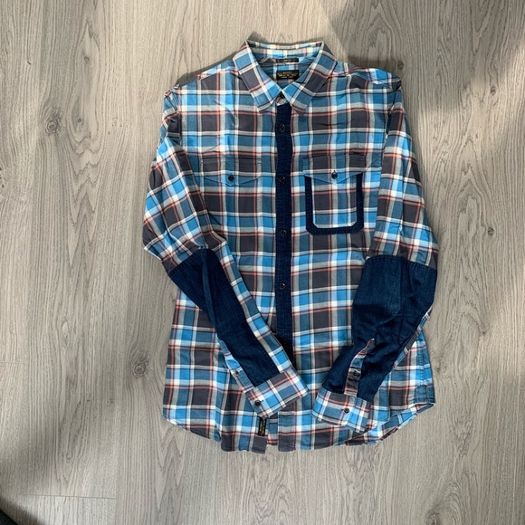 All Saints Plaid / Denim Shirt - Picture 5 of 5